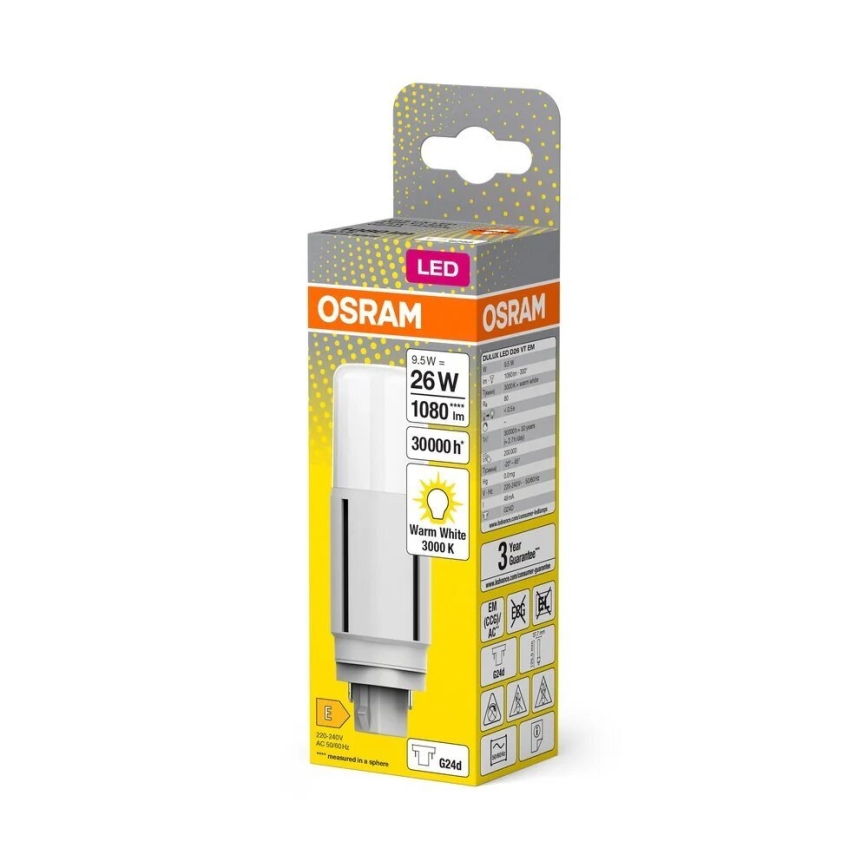 LED Žarnica G24d/9,5W/230V 3000K - Osram