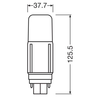 LED Žarnica G24d/9,5W/230V 4000K - Osram