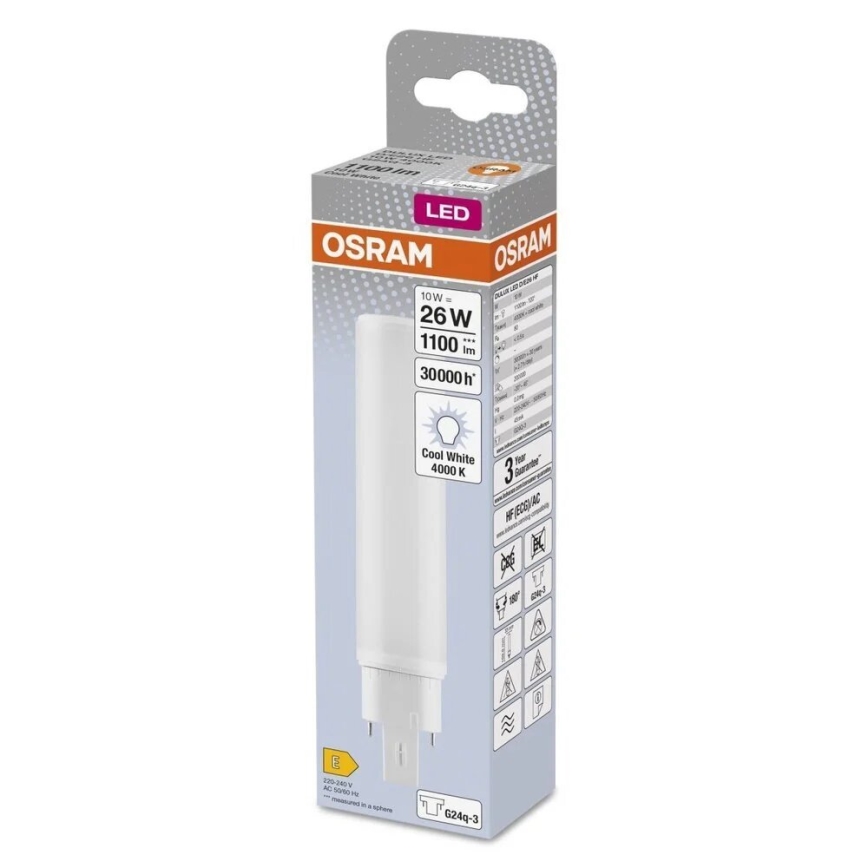 LED Žarnica G24q-3/10W/230V 4000K - Osram