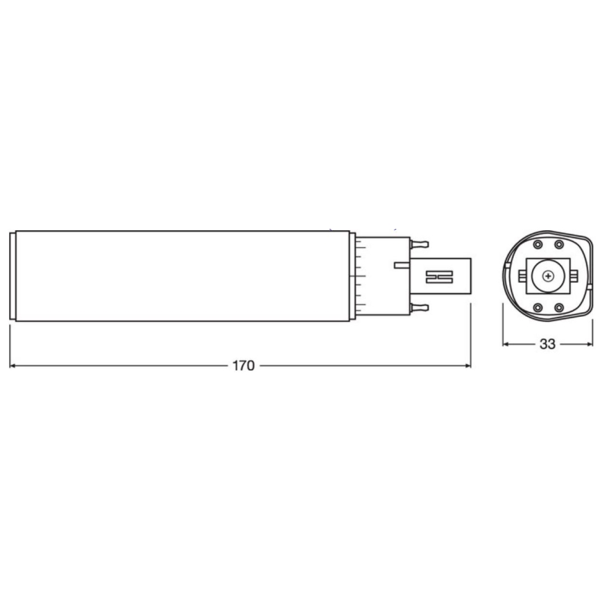 LED Žarnica G24q-3/10W/230V 4000K - Osram