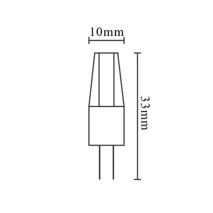 LED Žarnica G4/1,5W/12V 4000K