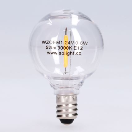 LED žarnica G40 E12/0,6W/24V 3000K - Brilagi