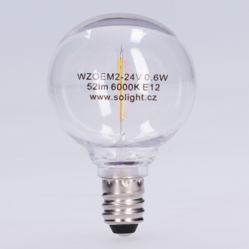 LED žarnica G40 E12/0,6W/24V 6000K - Brilagi