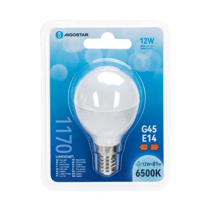 LED žarnica G45 E14/12W/230V 6500K - Aigostar