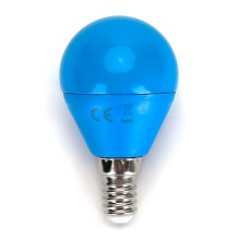 LED Žarnica G45 E14/4W/230V modra - Aigostar