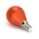LED Žarnica G45 E14/4W/230V oranžna - Aigostar