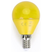 LED Žarnica G45 E14/4W/230V rumena - Aigostar 100003OGA