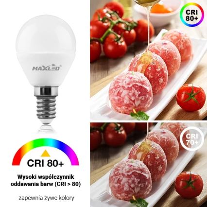 LED Žarnica G45 E14/7W/230V 4000K