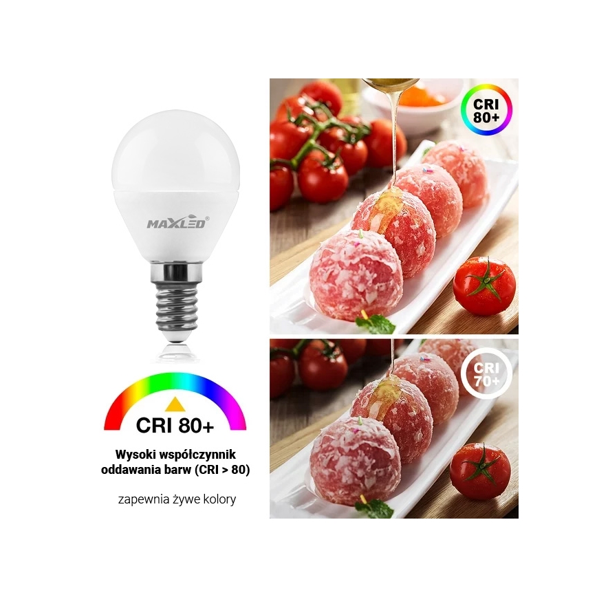 LED Žarnica G45 E14/7W/230V 4000K