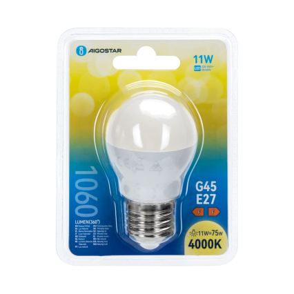 LED žarnica G45 E27/11W/230V 4000K - Aigostar