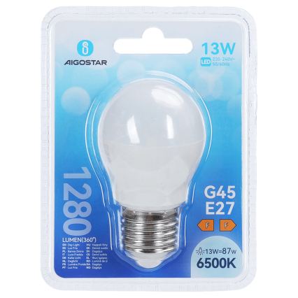 LED žarnica G45 E27/13W/230V 6500K - Aigostar