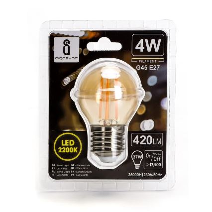 LED žarnica G45 E27/4W/230V 2200K - Aigostar