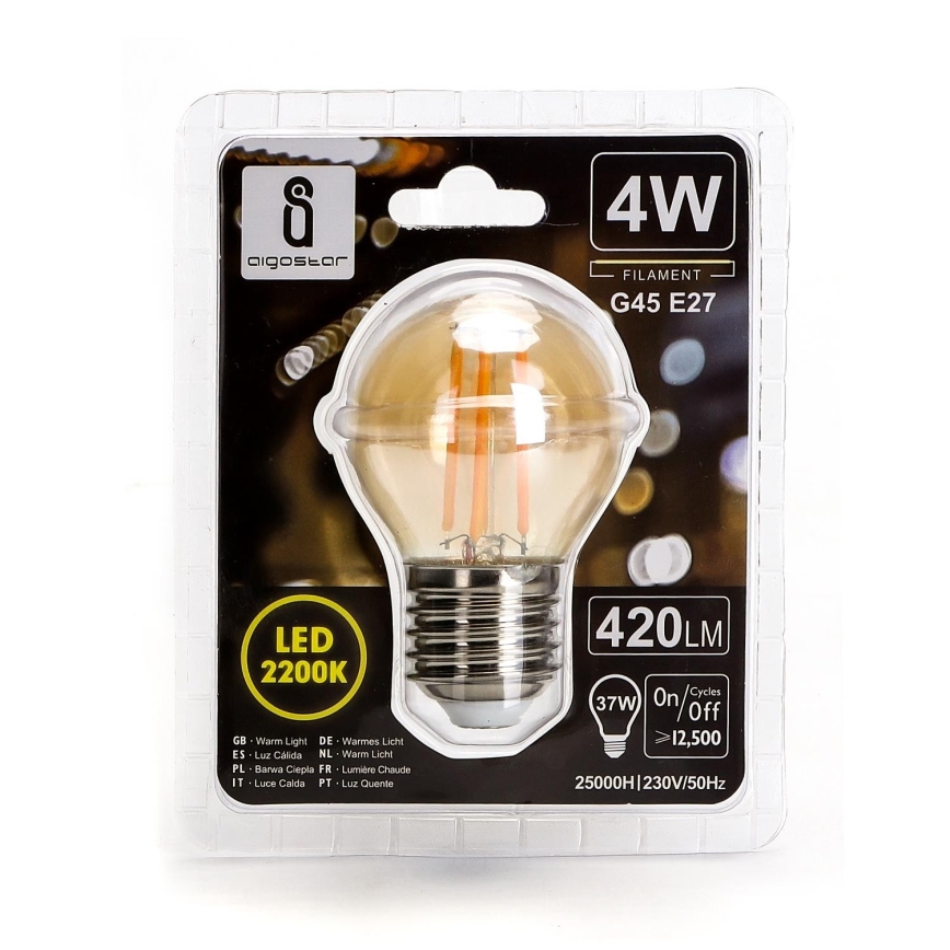 LED žarnica G45 E27/4W/230V 2200K - Aigostar