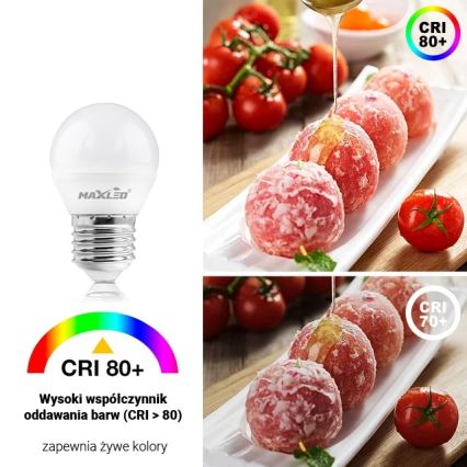 LED Žarnica G45 E27/8W/230V 4000K