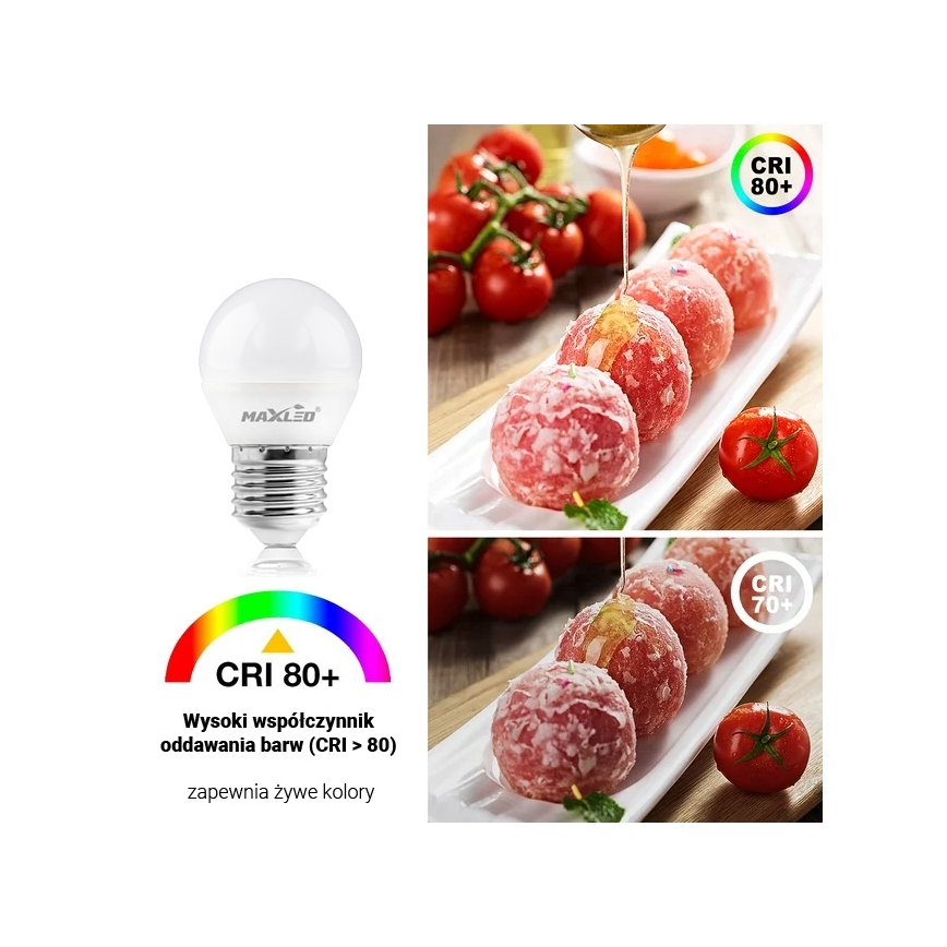 LED Žarnica G45 E27/8W/230V 4000K