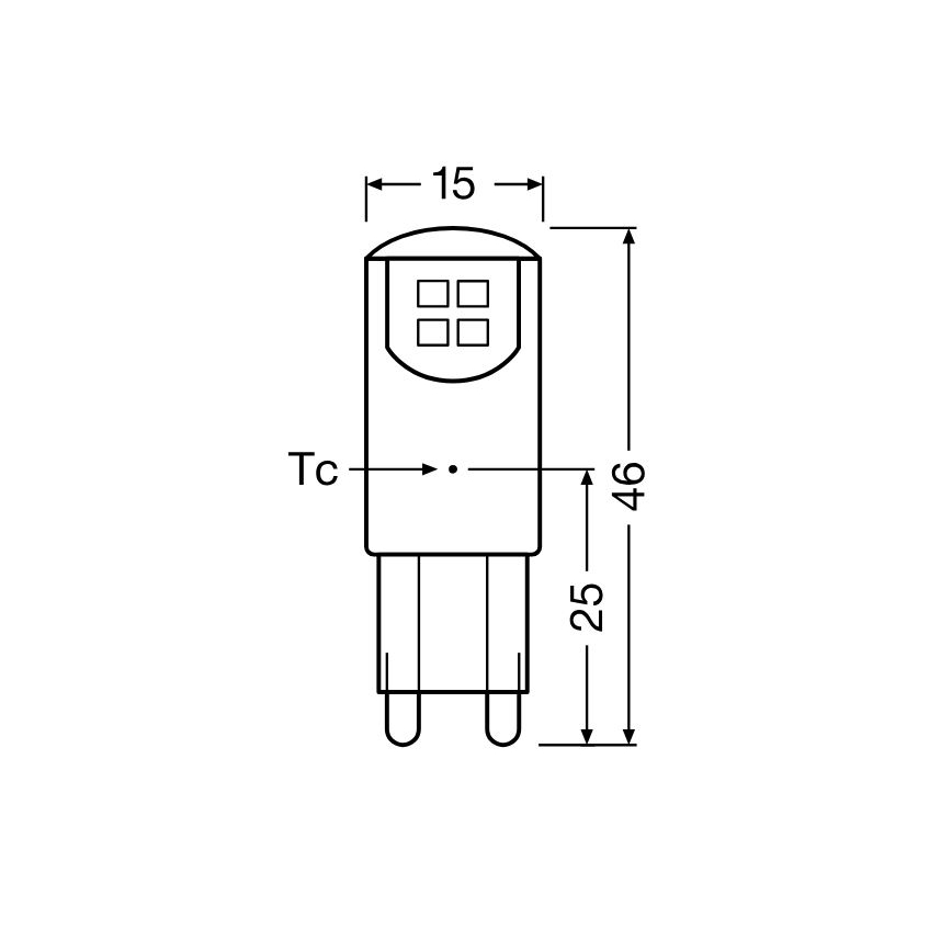 LED Žarnica G9/1,9W/230V 2700K - Osram