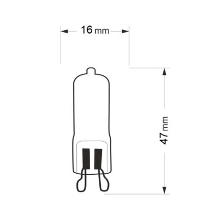 LED Žarnica G9/2,5W/230V 3000K