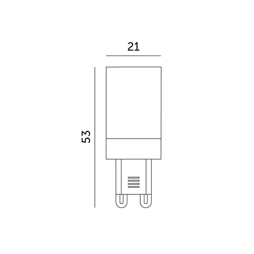 LED Žarnica G9/3W/230V 3000K 100°