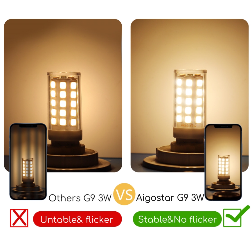 LED Žarnica G9/3W/230V 3000K - Aigostar
