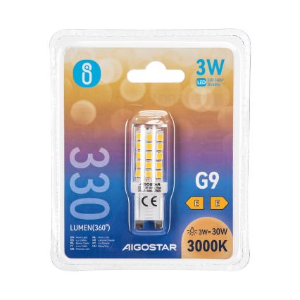 LED Žarnica G9/3W/230V 3000K - Aigostar