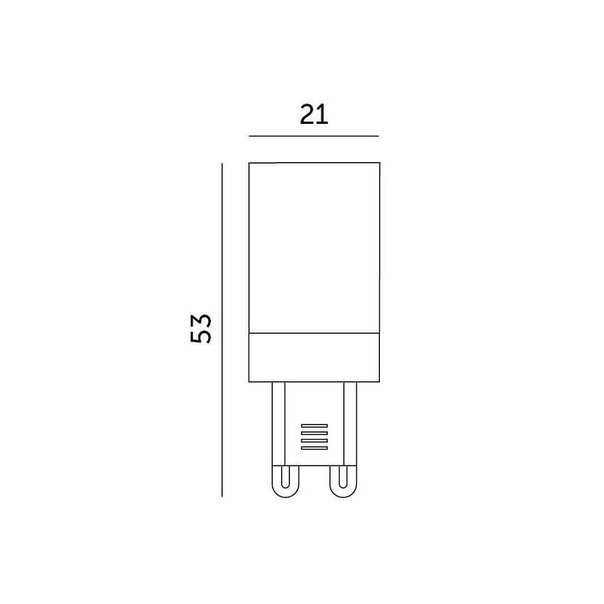 LED Žarnica G9/3W/230V 6000K 100°