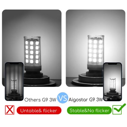 LED Žarnica G9/3W/230V 6500K - Aigostar