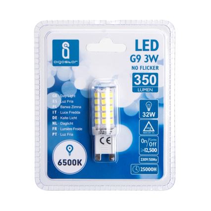 LED Žarnica G9/3W/230V 6500K - Aigostar