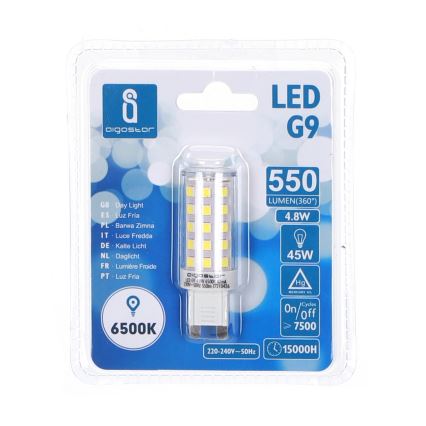 LED Žarnica G9/4,8W/230V 6500K - Aigostar