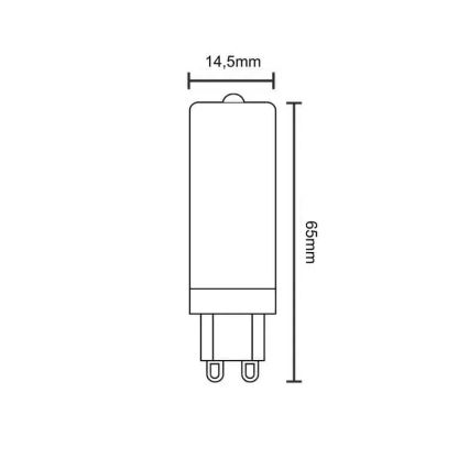 LED Žarnica G9/4W/230V 2800K