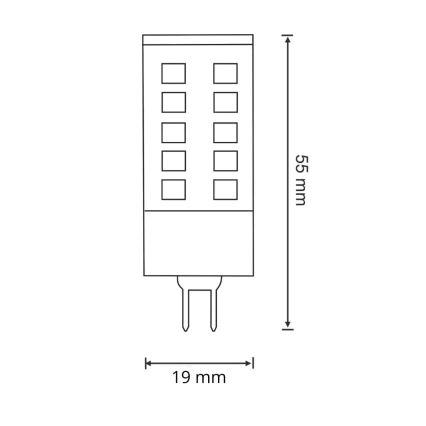 LED Žarnica G9/4W/230V 3000K