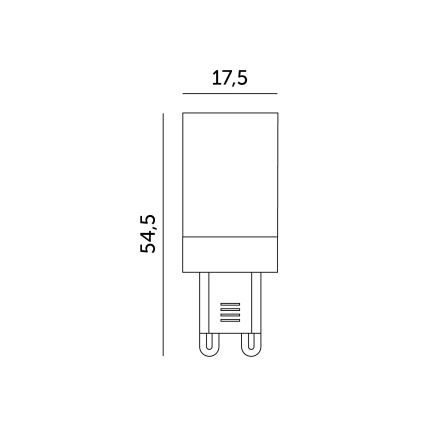 LED Žarnica G9/4W/230V 6000K