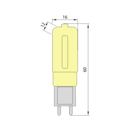 LED žarnica G9/5W/230V 3000K