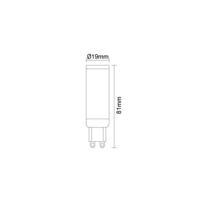 LED žarnica G9/7,6W/230V 4000K