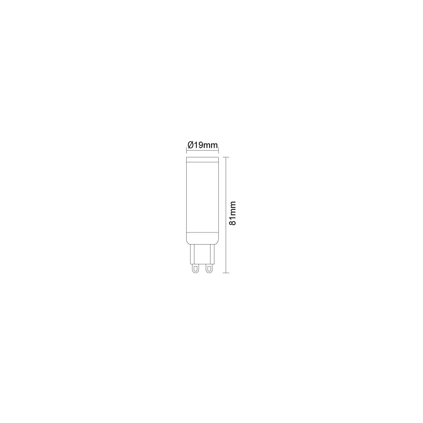 LED žarnica G9/7,6W/230V 4000K