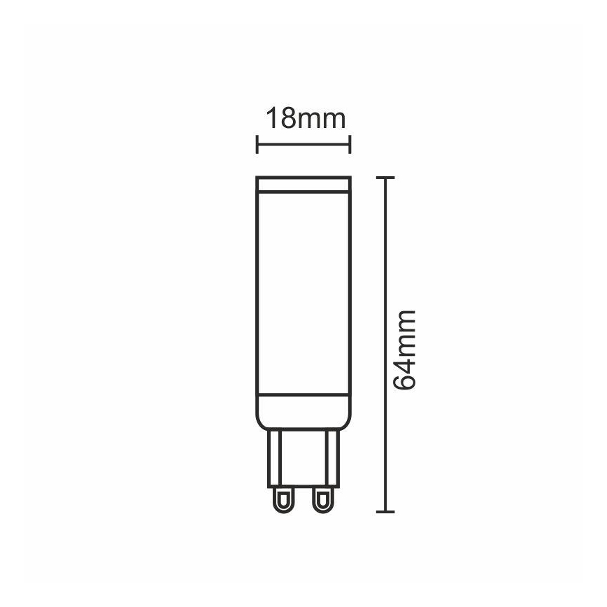 LED Žarnica G9/7W/230V 2800K