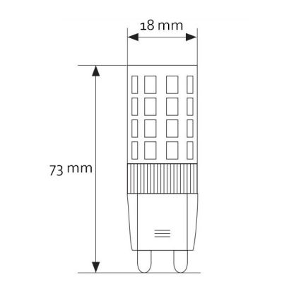 LED Žarnica G9/7W/230V 3000K