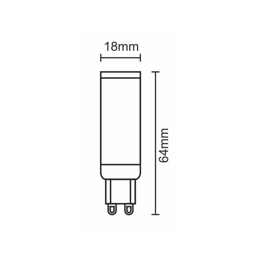 LED Žarnica G9/7W/230V 6000K
