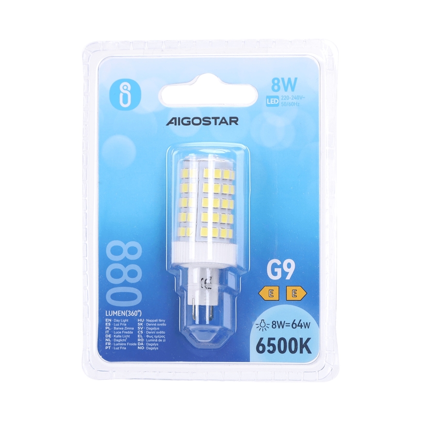 LED žarnica G9/8W/230V 6500K - Aigostar