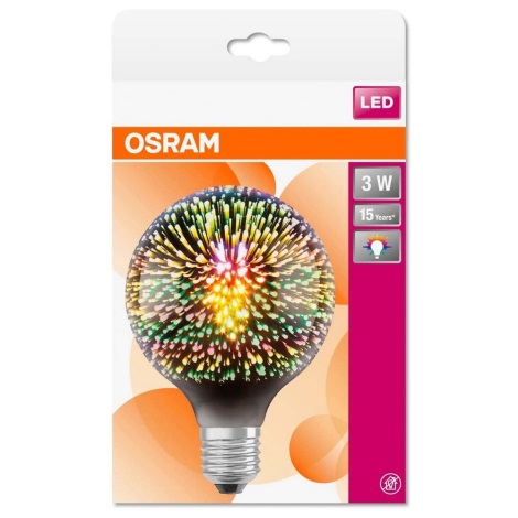 LED Žarnica GLOBE E27/3W/230V 2700K - Osram