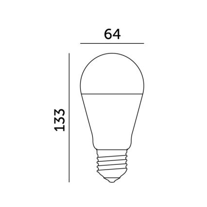 LED žarnica GS E27/17W/230V 3000K