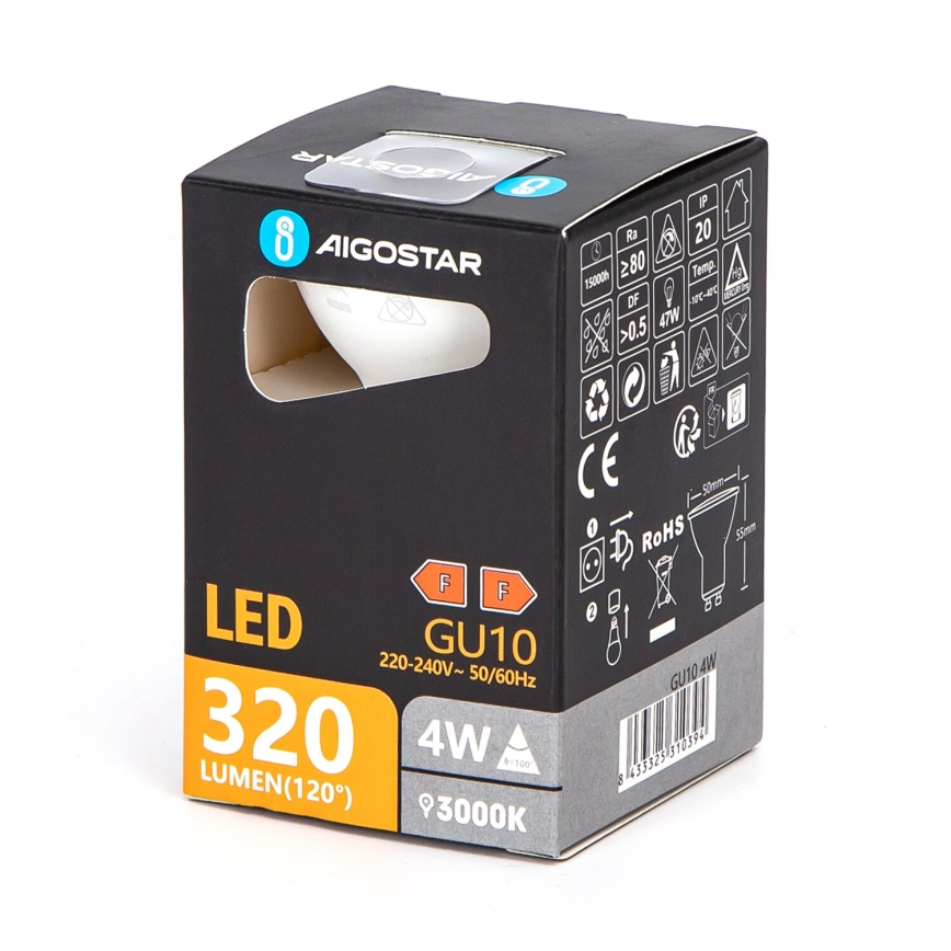 LED Žarnica GU10/4W/230V 3000K - Aigostar