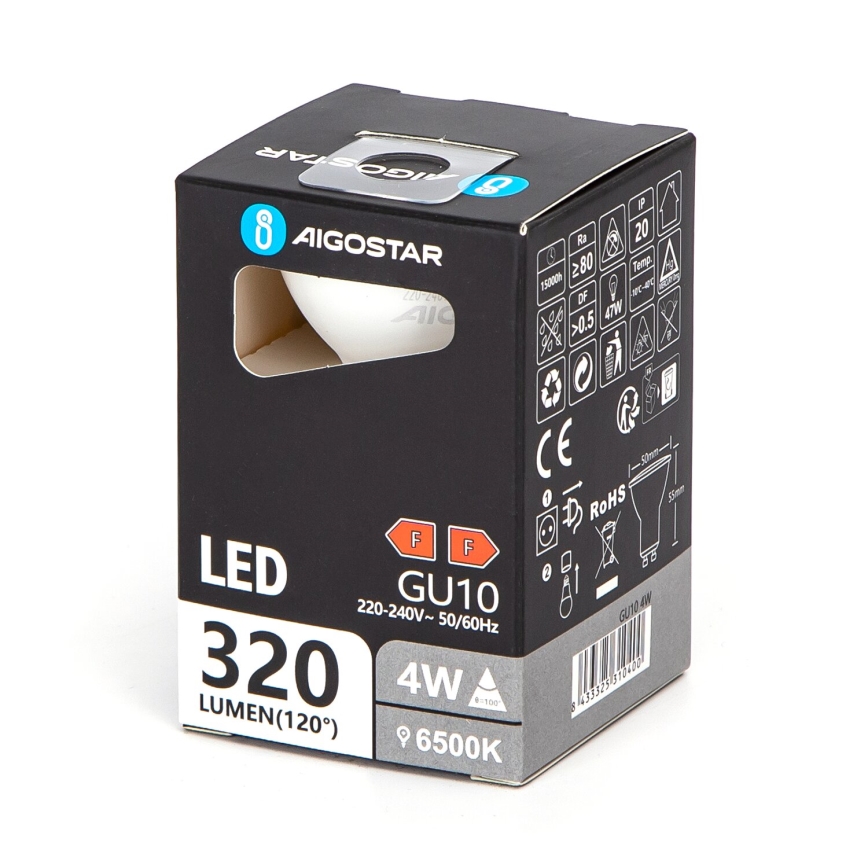 LED Žarnica GU10/4W/230V 6500K - Aigostar