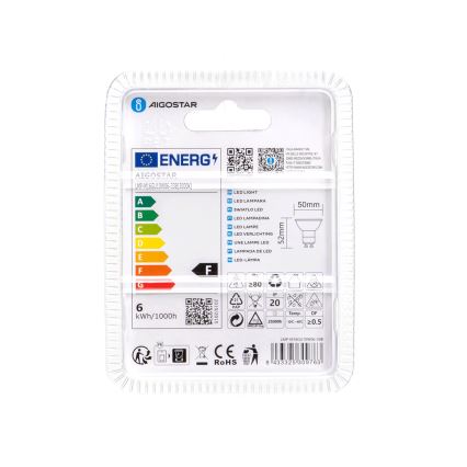 LED Žarnica GU10/6W/230V 3000K - Aigostar