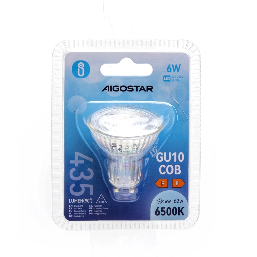 LED Žarnica GU10/6W/230V 6500K - Aigostar