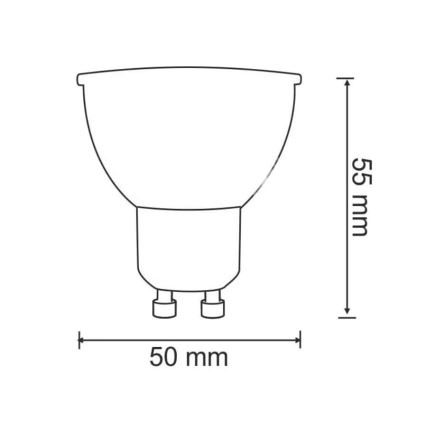 LED Žarnica GU10/7W/230V 3000K