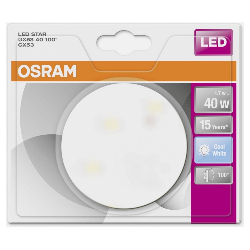 LED Žarnica GX53/6W/230V 4000K - Osram