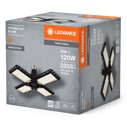 LED Žarnica HIGHBAY E27/23W/230V 4000K - Ledvance