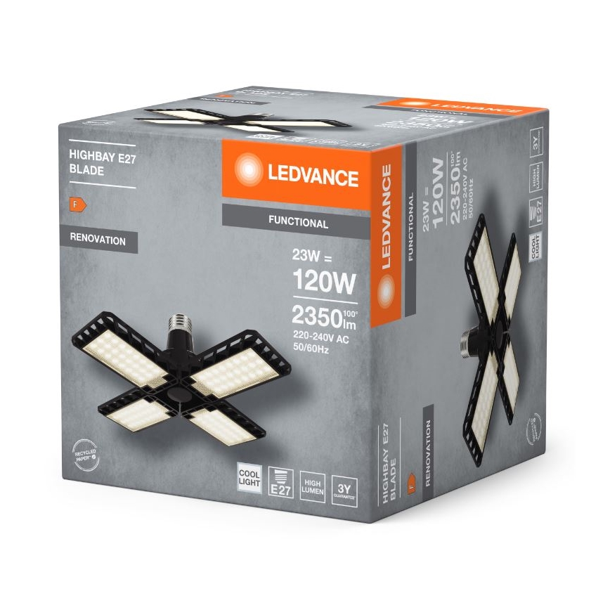 LED Žarnica HIGHBAY E27/23W/230V 4000K - Ledvance