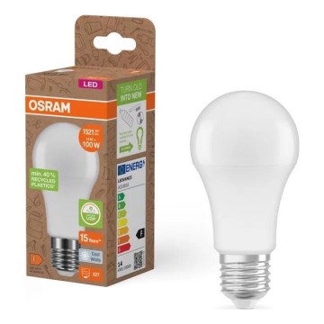 LED Žarnica iz reciklirane plastike A100 E27/14W/230V 4000K - Osram