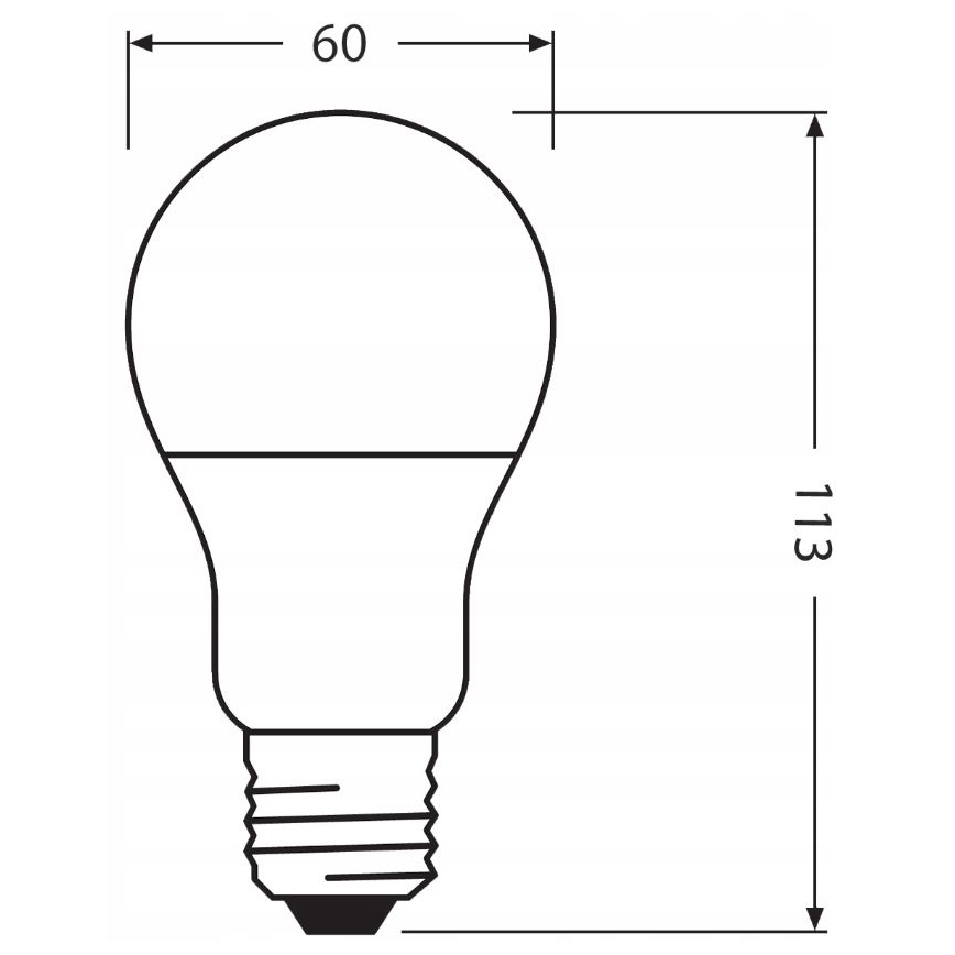 LED Žarnica iz reciklirane plastike E27/10W/230V 4000K - Ledvance